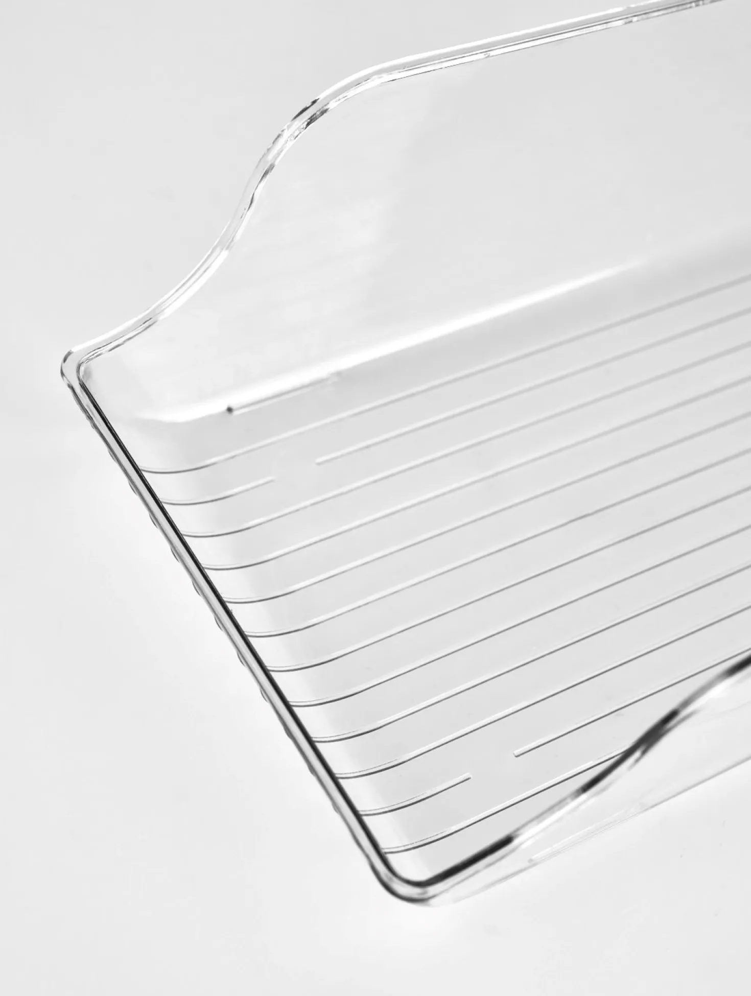 Förvaringslåda transparent - 35x15x10 cm