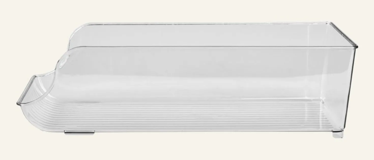 Förvaringslåda transparent - 35x15x10 cm