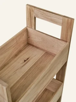 Förvaringsställ natur - 45x25x90 cm