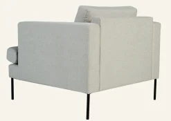 Fåtölj beige - 93x94x80 cm