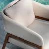Fåtölj beige - 79x133,5x73 cm
