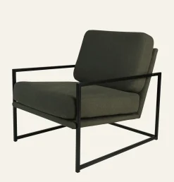 Fåtölj olivgrön - 66x86x78 cm