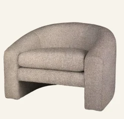 Fåtölj taupe - 96x79x68 cm