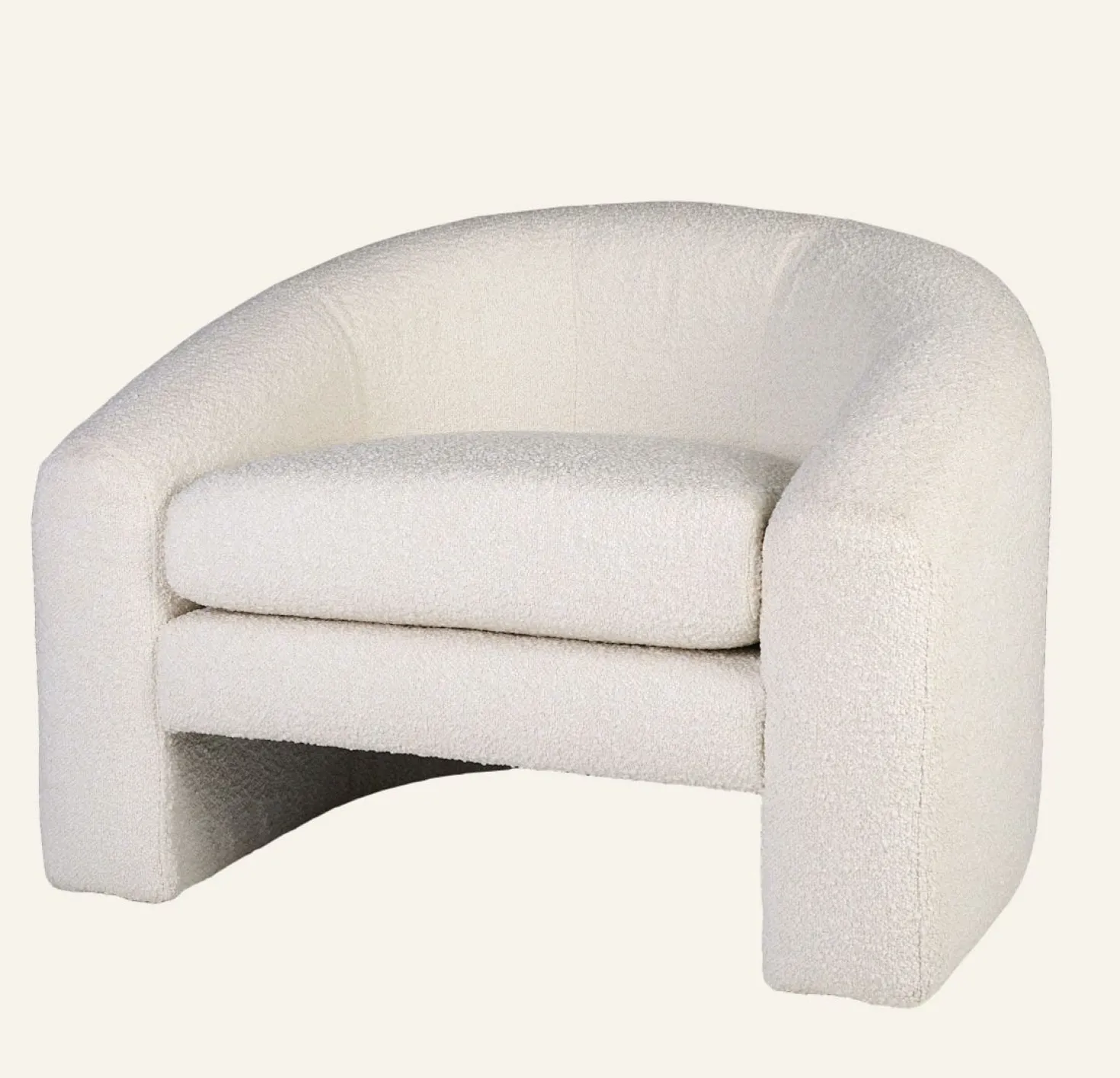 Fåtölj vit - 96x79x68 cm