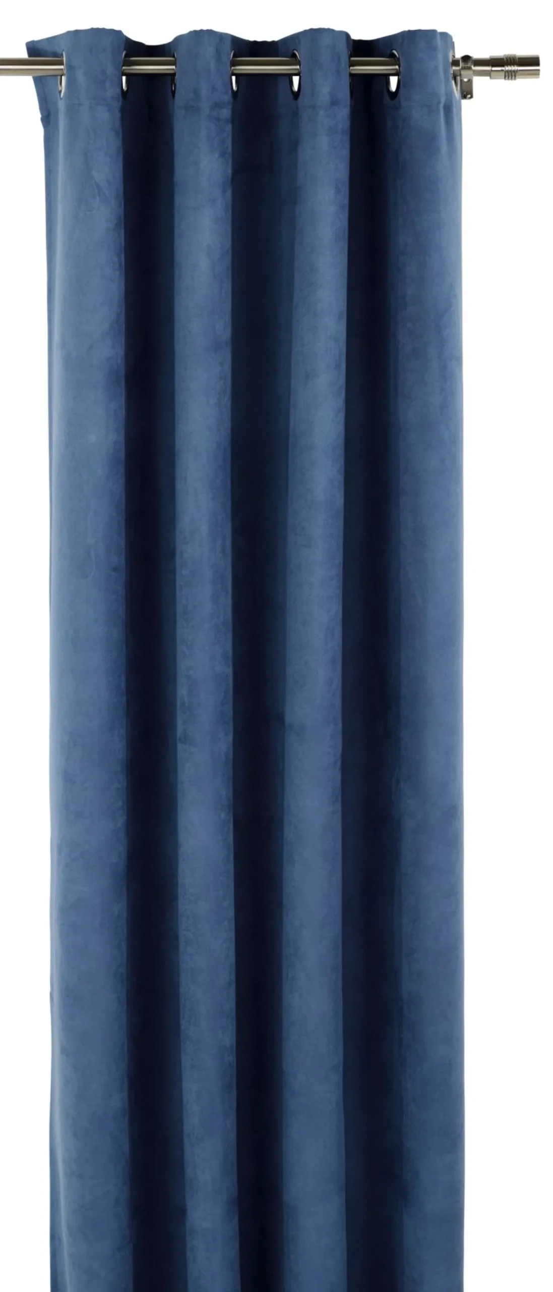 Gardin denimblå - 140x240 cm
