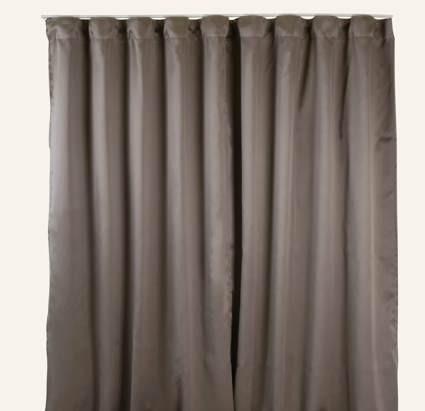 Gardin taupe - 135x300 cm