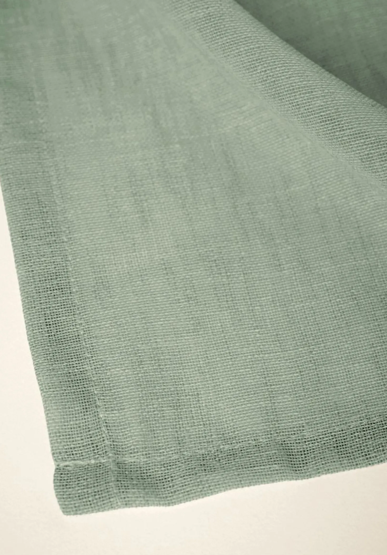Gardinkappa lång ljusbeige - 250x70 cm