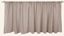 Gardinkappa lång ljusbeige - 250x70 cm