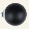 Gardinknopp, 2-pack svart - 13/16 mm