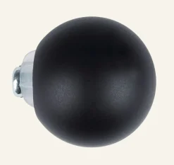 Gardinknopp, 2-pack svart - 13/16 mm