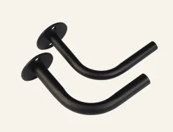Gardinknopp, 2-pack svart - 13/16 mm
