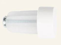 Gardinknopp, 2-pack vit - 22/25 mm