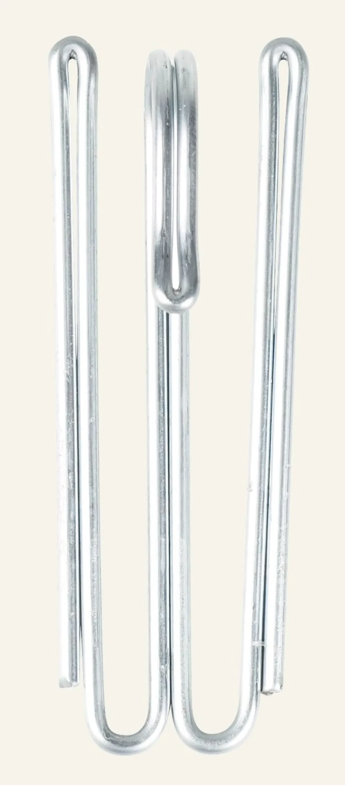 Gardinkrokar, höga stål - 5,5 cm