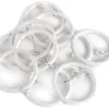 Gardinringar 10 st. vit - 10 stk