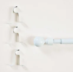 Gardinstång komplett vit - 120