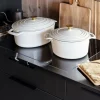 Gjutjärnsgryta oval creme - 5800ml