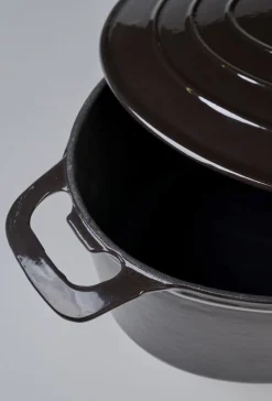 Gjutjärnsgryta oval svart - 5800ml