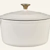 Gjutjärnsgryta rund creme - 4300ml