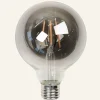 Glödlampa silver - 9,5x13,8 cm