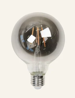 Glödlampa silver - 9,5x13,8 cm