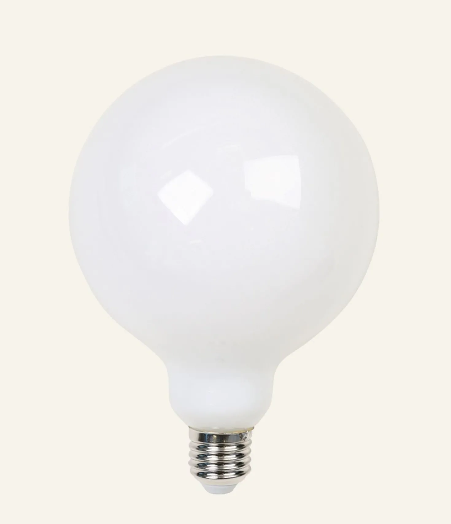 Glödlampa vit - 12,5x17,5 cm