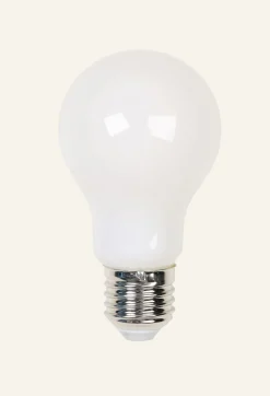 Glödlampa vit - 6x10,5 cm