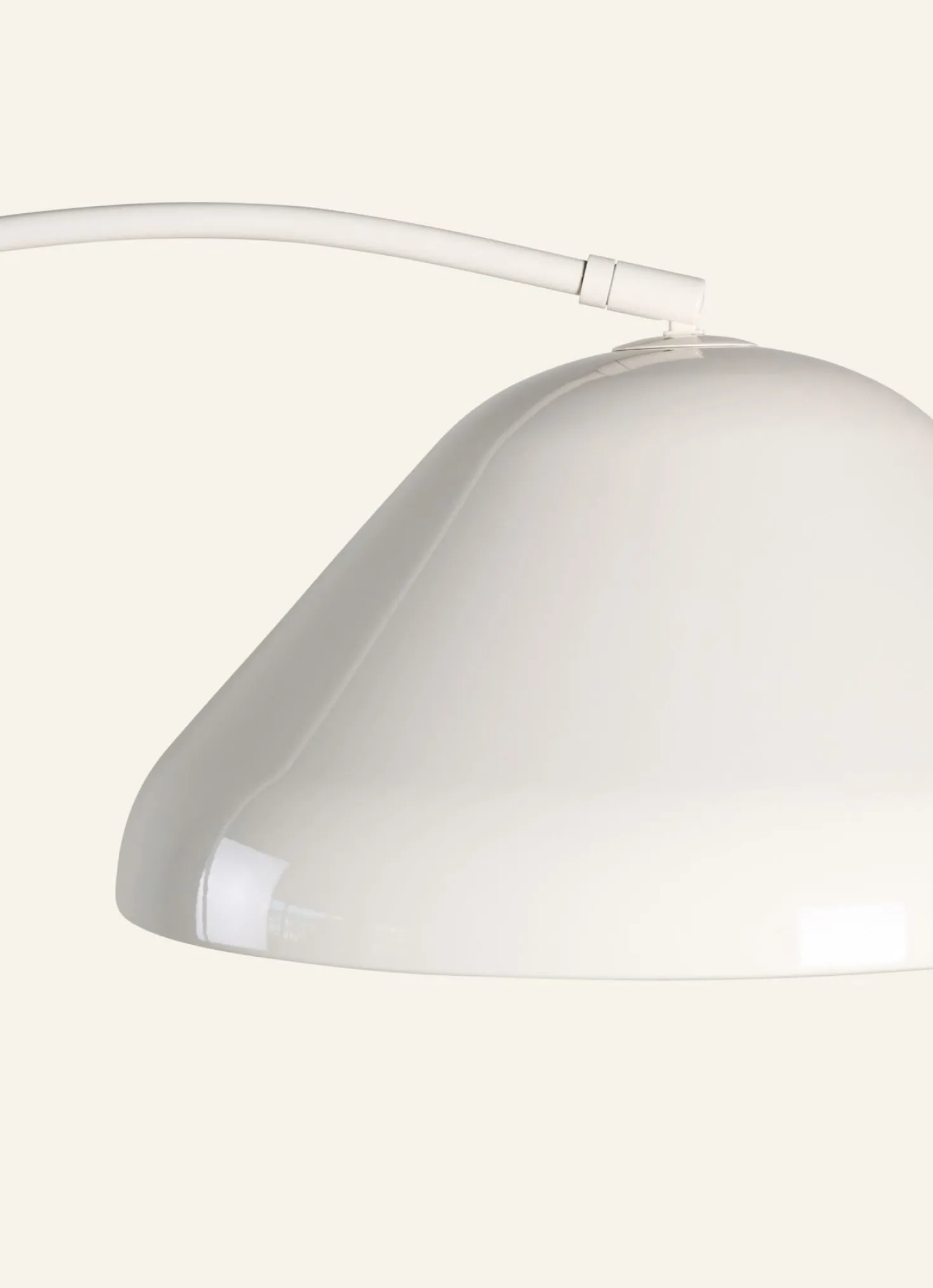 Golvlampa creme - 175x120x40 cm