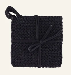 Grytlapp svart - 19x19 cm