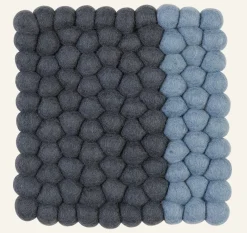 Grytunderlägg blå - 21x21 cm