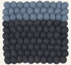 Grytunderlägg blå - 21x21 cm