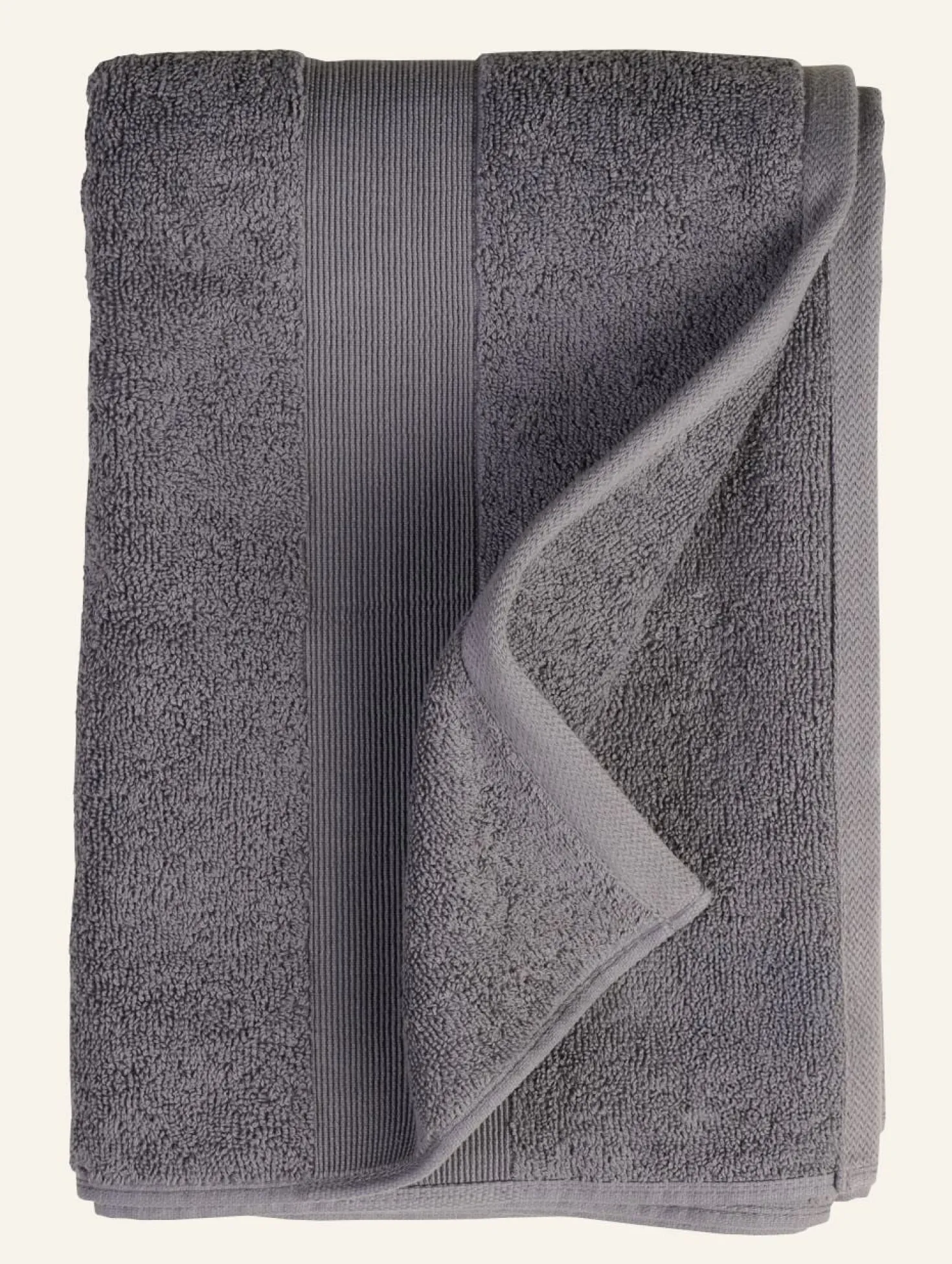 Handduk mörkgrå - 70x140 cm