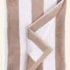 Handduk multi/beige - 70x140 cm