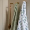 Handduk multi/grön - 70x140 cm