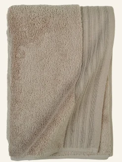 Handduk taupe - 90x150 cm