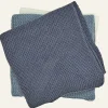 Handduk, 3-pack mörkblå - 26x26 cm