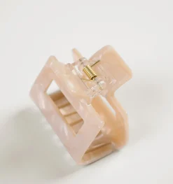 Hårklämma beige - 3,8x5,1x4,5 cm