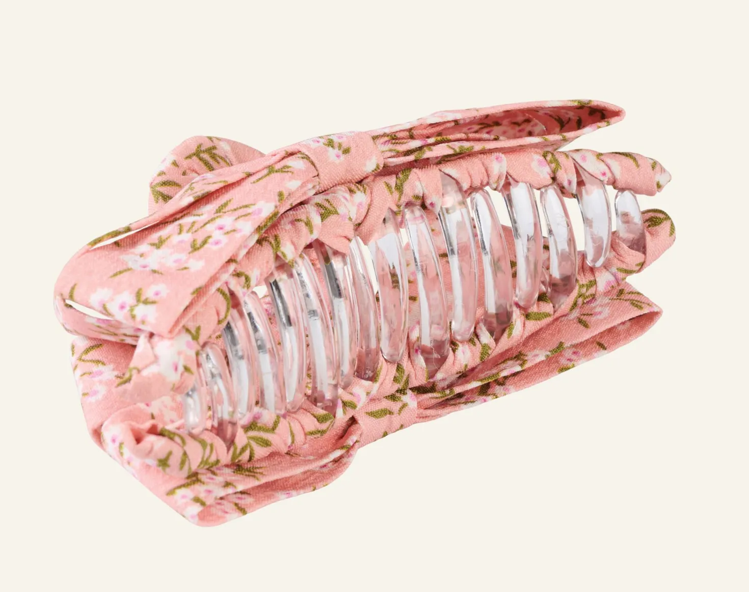 Hårklämma rosa - 13x5x4,5 cm
