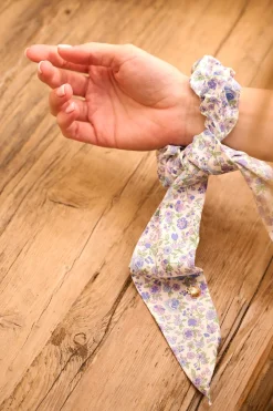 Hårsnodd multi/blå - ø6,5 cm