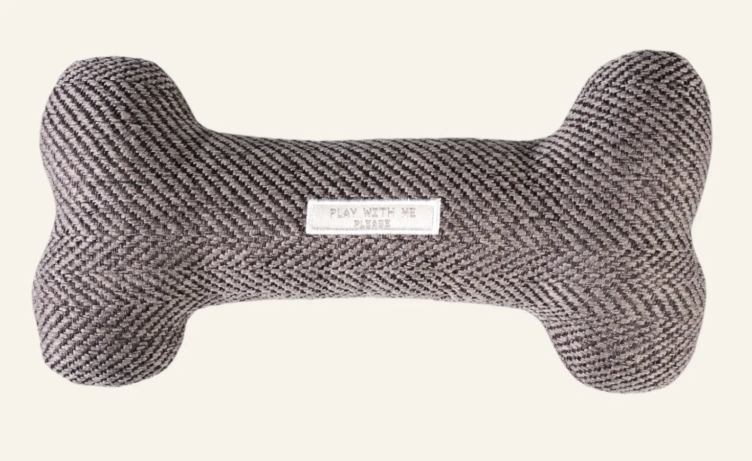 Hundleksak grå - 21x11x4,5 cm