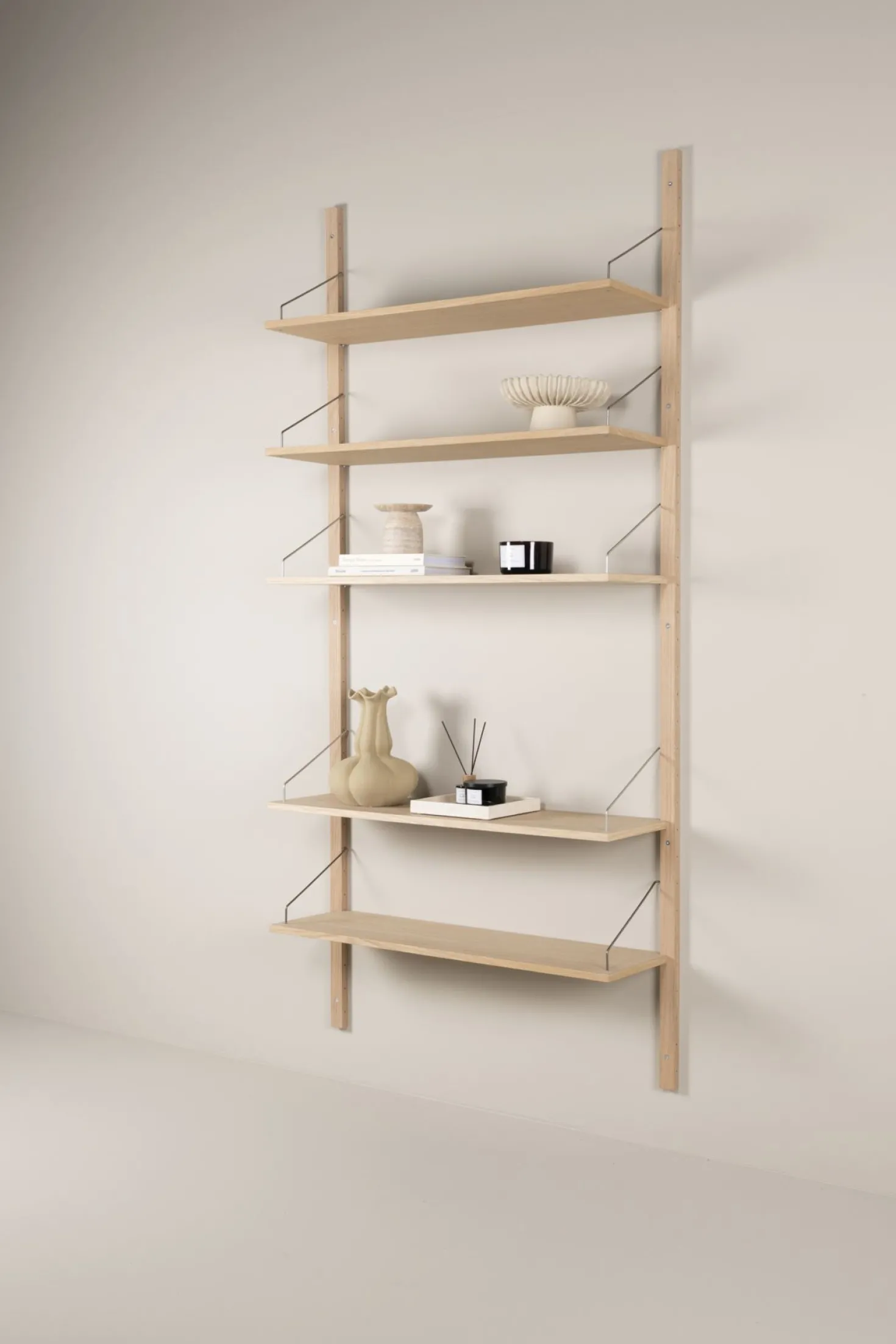 Hyllsystem hyllplan natur - 100x30x2 cm
