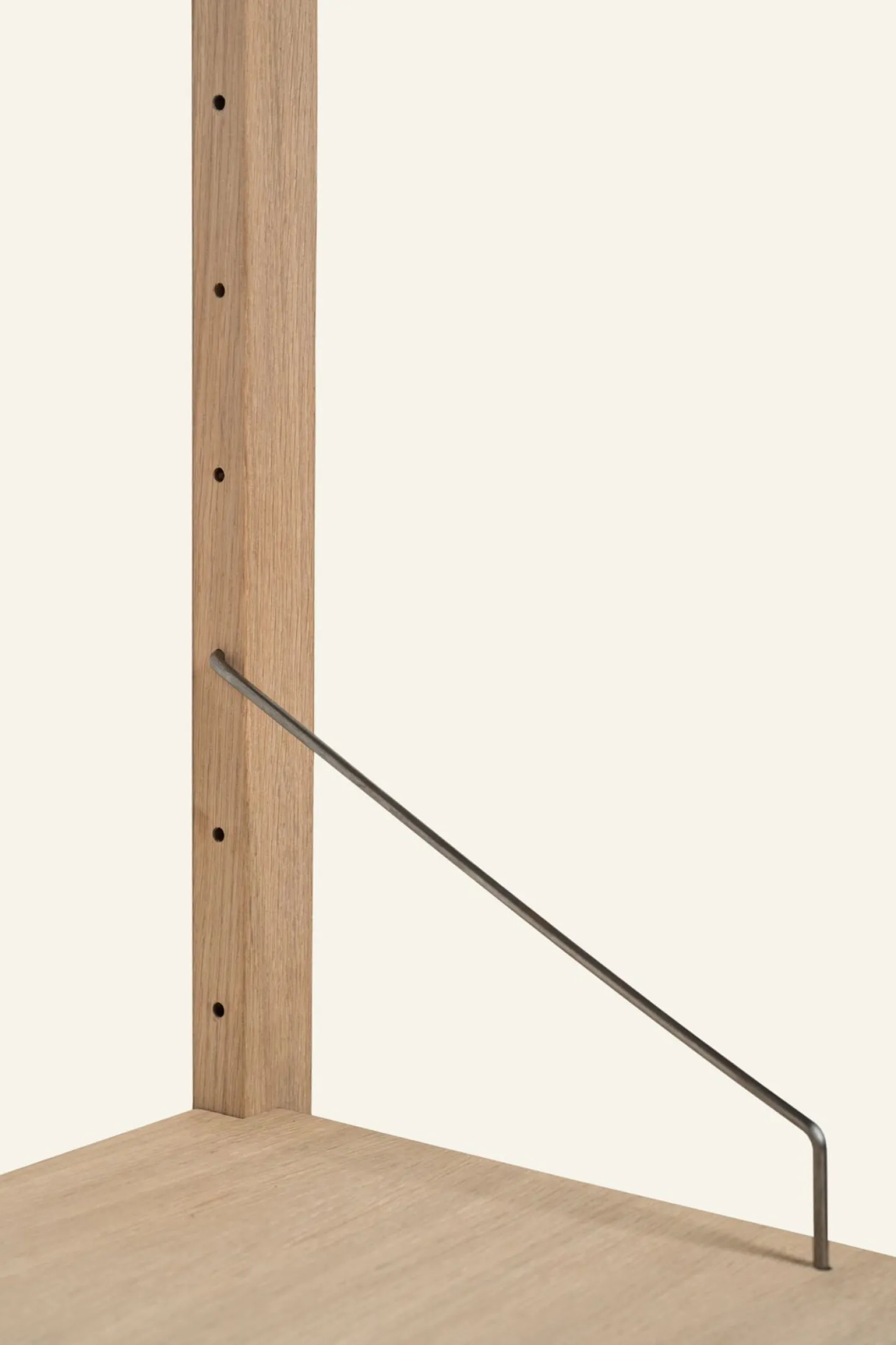Hyllsystem hyllplan natur - 100x30x2 cm