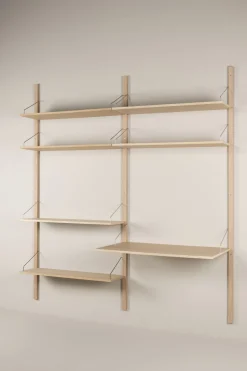 Hyllsystem kombination 8 natur - 220x204 cm