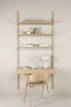 Hyllsystem kombination 2 natur - 220x104 cm