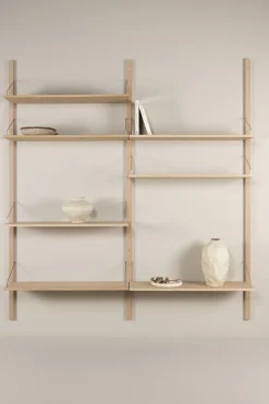 Hyllsystem kombination 6 natur - 220x204 cm