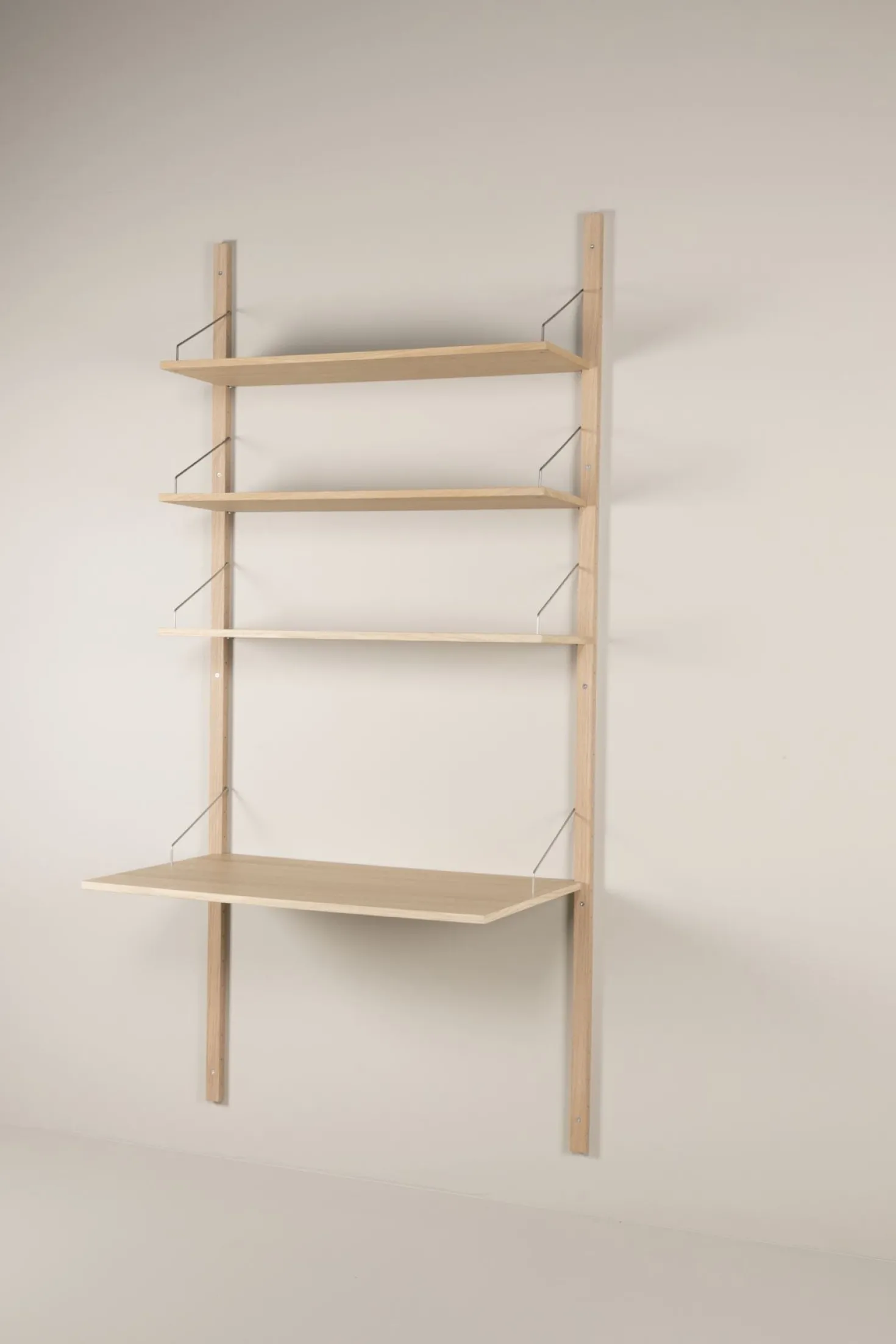 Hyllsystem kombination 3 natur - 220x104 cm