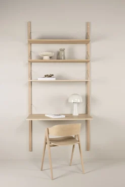 Hyllsystem kombination 3 natur - 220x104 cm