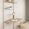 Hyllsystem skrivbordsskiva natur - 100x60x2 cm