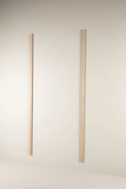 Hyllsystem startpaket långt natur - 220 cm