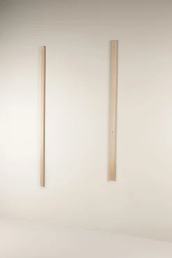 Hyllsystem startpaket långt natur - 220 cm