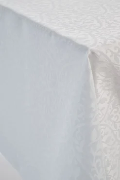 Jacquard duk vit - 140x250 cm